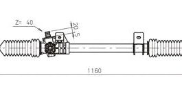 LETVA VOLANA  MEHANICKA RENAULT 11 / 9   DO 86 GR